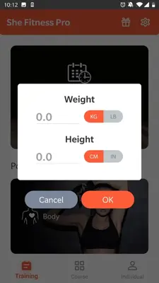 She Fitness Pro android App screenshot 1